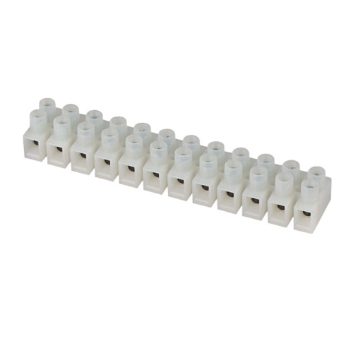 Feed Through terminal blocks Strip type 1.0-6.0mm² Pin spacing 10.0mm 12-pole Fuse connector