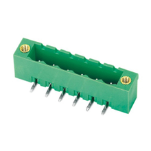 Pluggable terminal block R/A Header Pin spacing 5.00/5.08 mm 6-pole Male connector