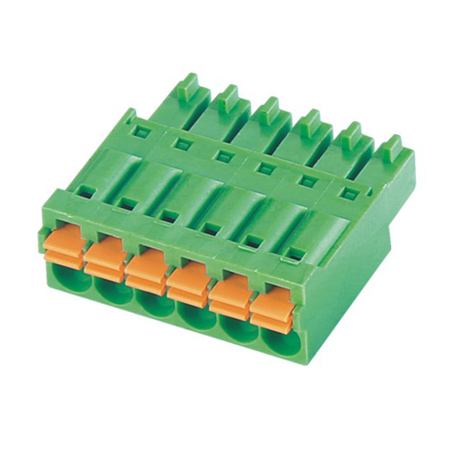 Pluggable terminal block Plug in 0.5-1.5mm² Pin spacing 3.50/3.81 mm 6-pole Female connector