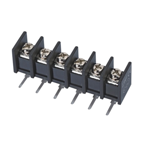Barrier terminal blocks Screw type 2.5mm² Pin spacing 7.62 mm 6-pole PCB connector