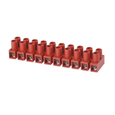  Feed Through terminal blocks Strip type 0.5-4.0mm² Pin spacing 8.0mm 10-pole Fuse connector
